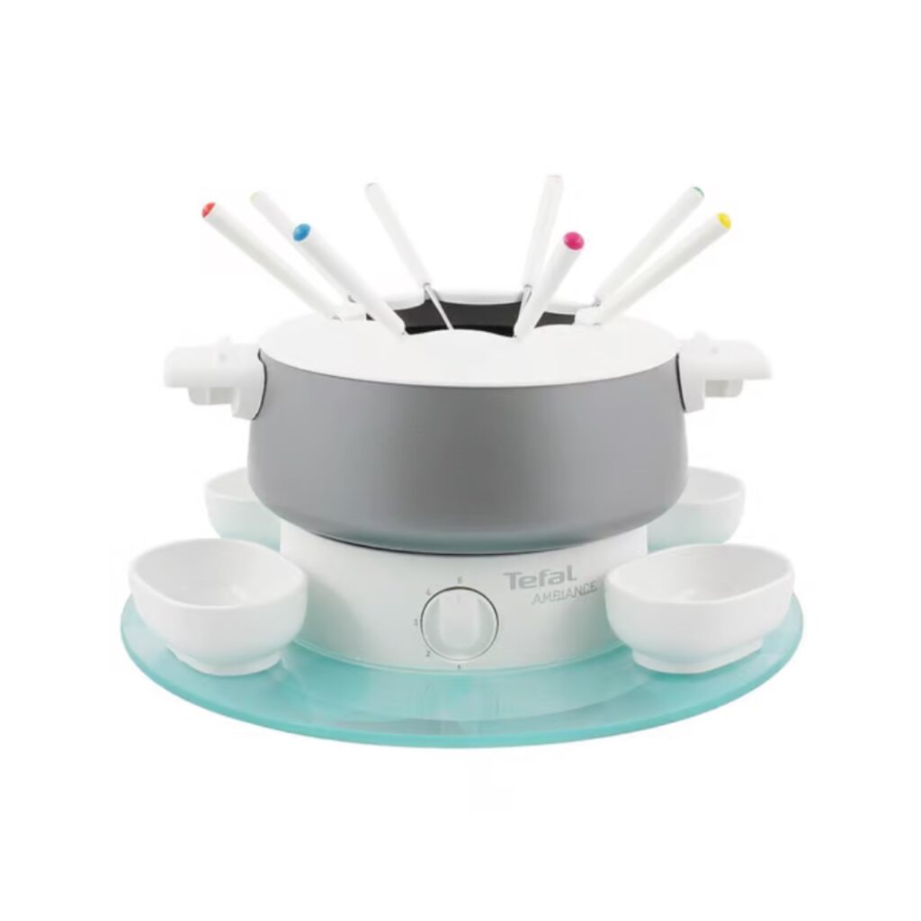 Tefal Fondue Ambiance and Plateau Verre 800 W