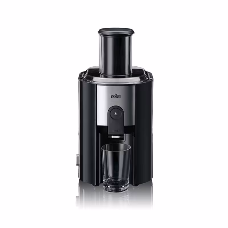 Braun Identity Collection Spin juicer, Stainless Steel / Black, 900 Watt