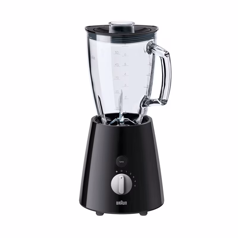 Braun TributeCollection Jug blender, Black / Silver, 800 Watt