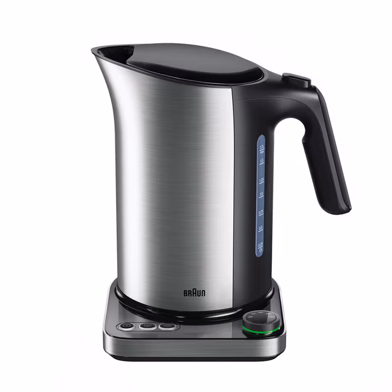 Braun ID Collection Water Kettle, Stainless steel, Black, 3000 Watt