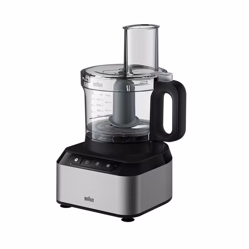 Braun PurEase Food Processor, Black, 800 Watt