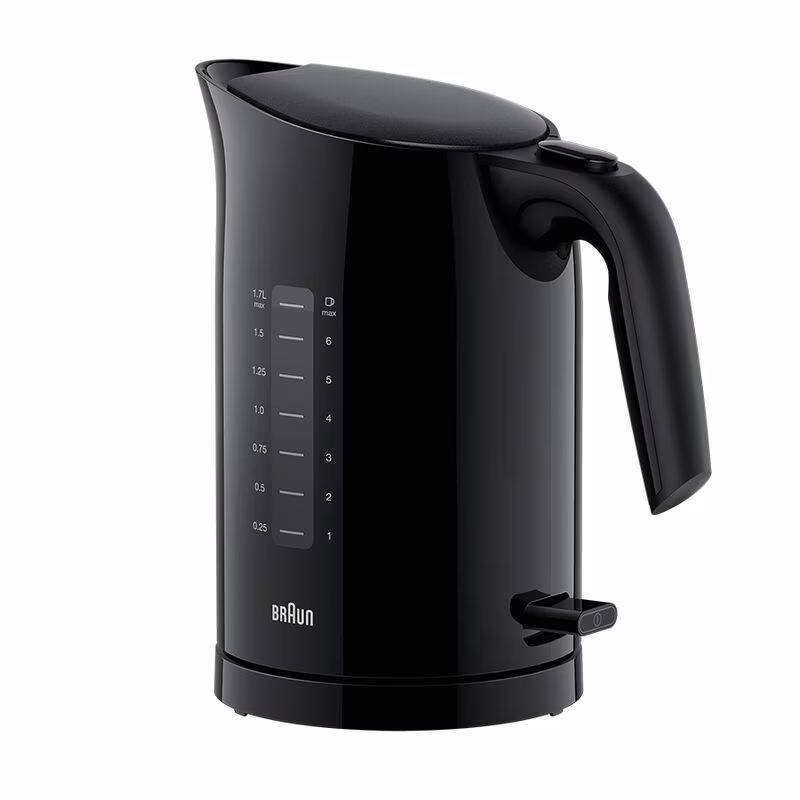 Braun PurEase Water Kettle, Black, 2200 Watt