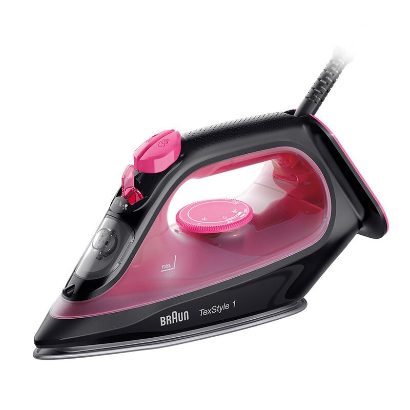 Braun TexStyle 1 Steam Iron, Purple / Black, 2000 Watt