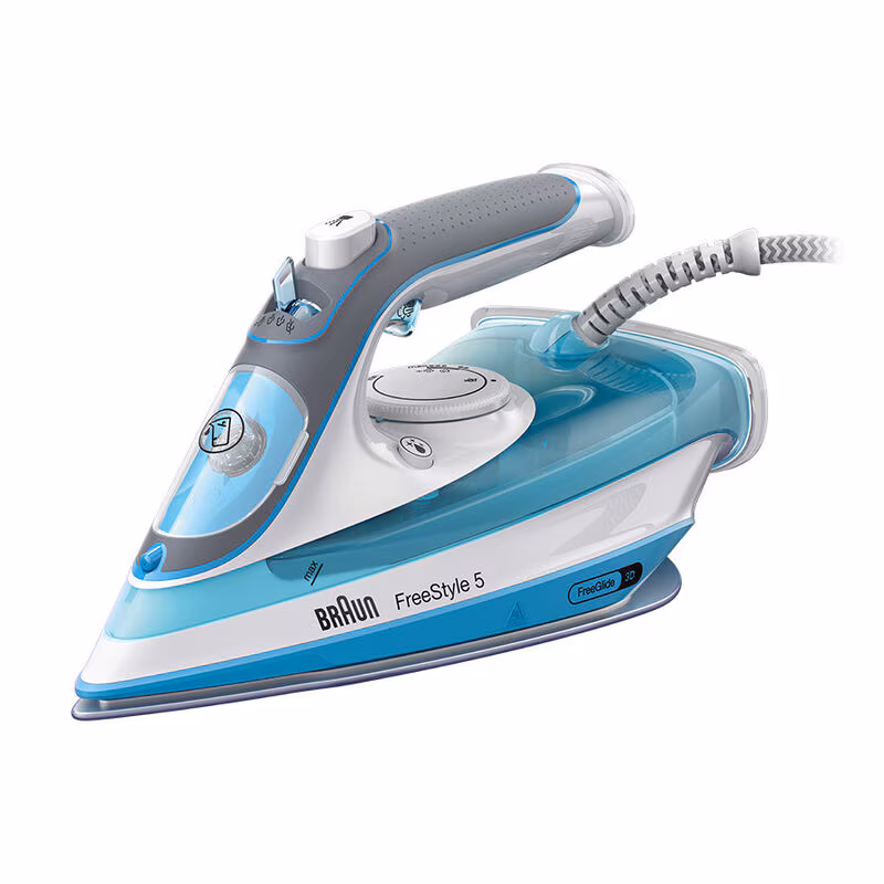 Braun FreeStyle 5 Steam Iron, Blue, 2600 Watt