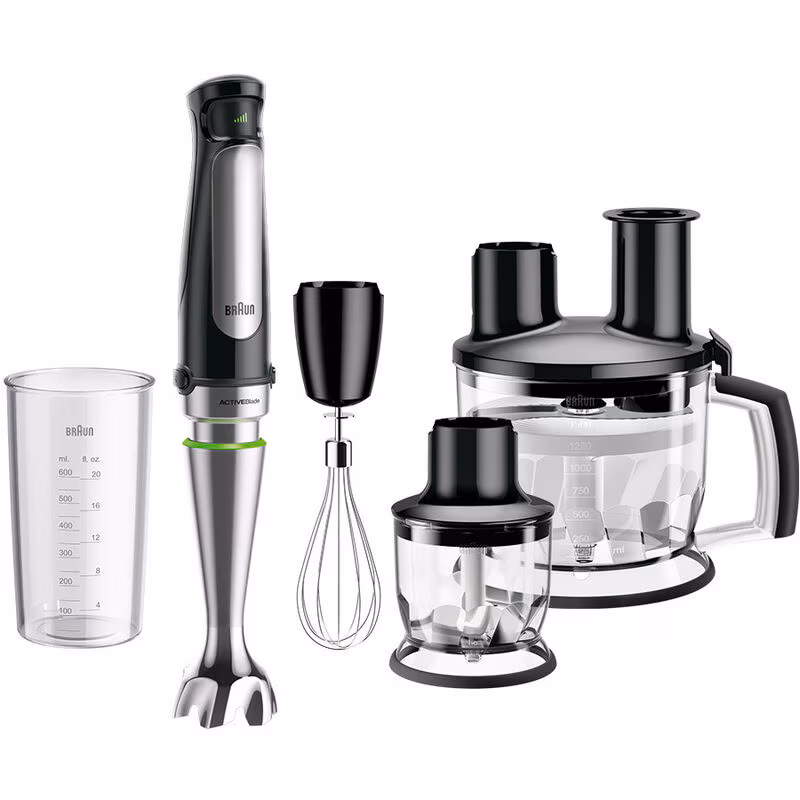 Braun MultiQuick 7 Hand Blender, Premium black, 1000 Watt