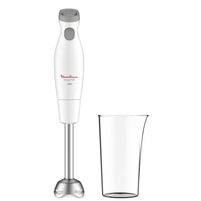 Moulinex Stainless Steel Hand Blender 450W Power, 2-Speed