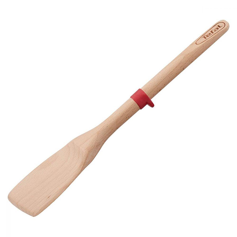 Tefal Ingenio Wood Angle Spatula, 33 cm