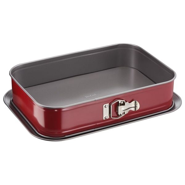 Tefal Deli Bake Rectangular Springform Hinged Oven Dish, 36x24cm