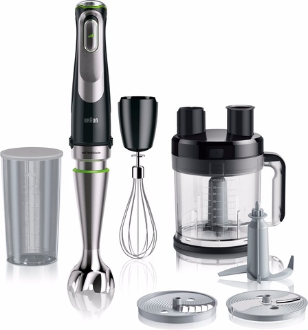 Braun MultiQuick 9 Hand blender, Premium black, 1200 Watt