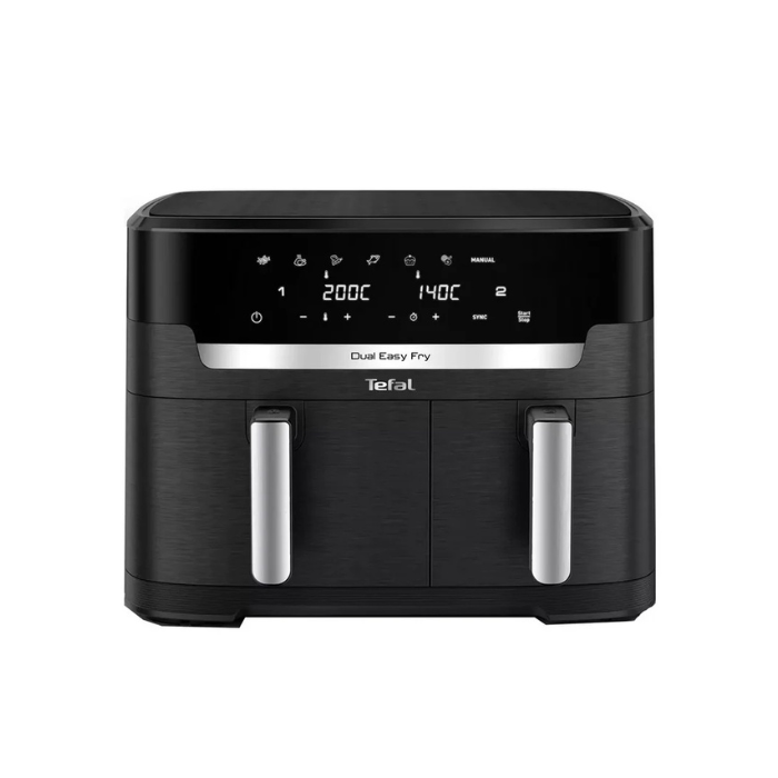 Tefal Dual Easy Fry, Black Premium, 11L/6-8p,2700W, 50-60 Hz