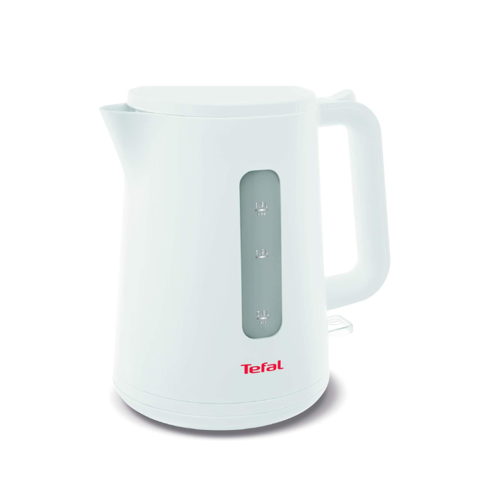 Tefal Electric Kettle Double Water Level Indicator 1.7L White Plastic, 2200W