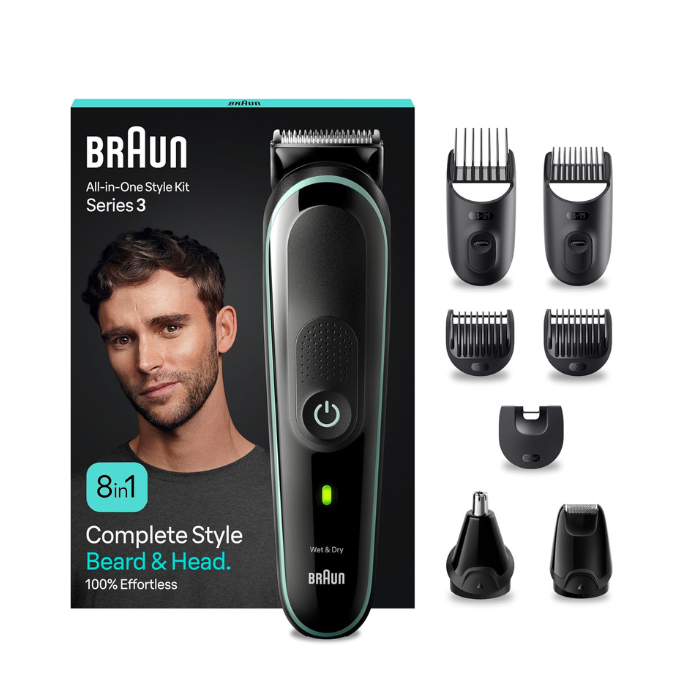 Braun All-In-One Beard Care Body Groomer Set, 8-in-1