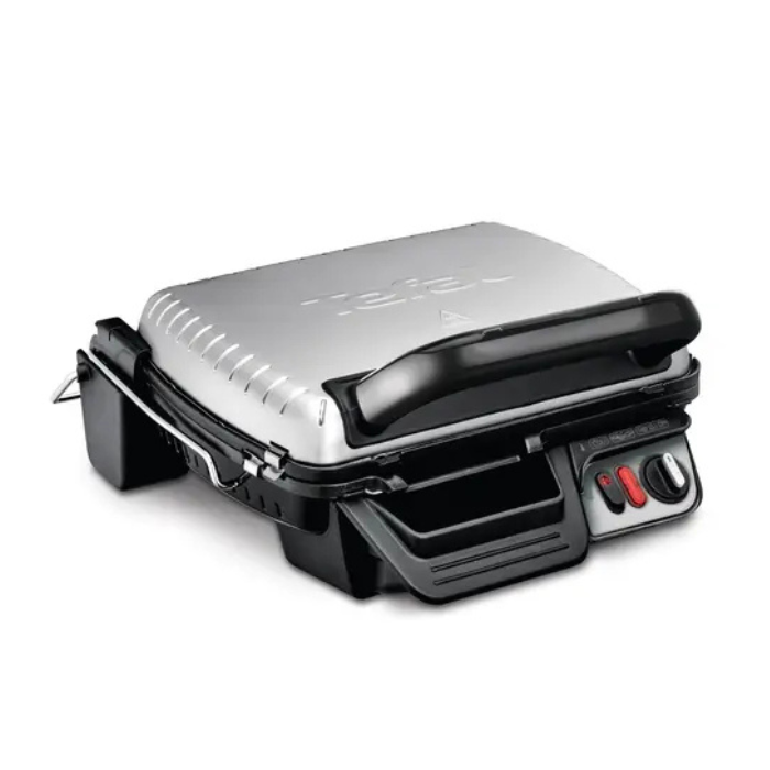 Tefal G03-M Ultra Compact Health Grill Comfort, Stainless Steel, 2000 W