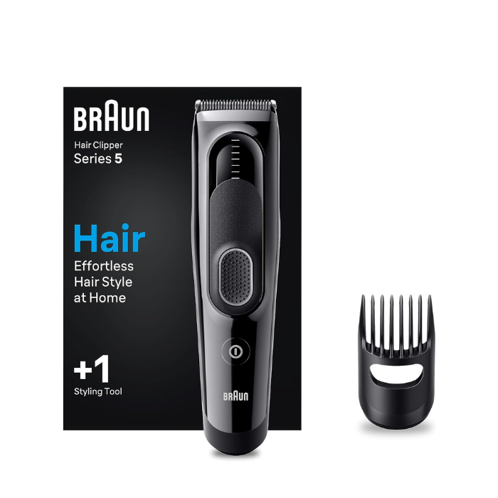 Braun Hair clipper Series 5 with 9 length settings and 1 comb