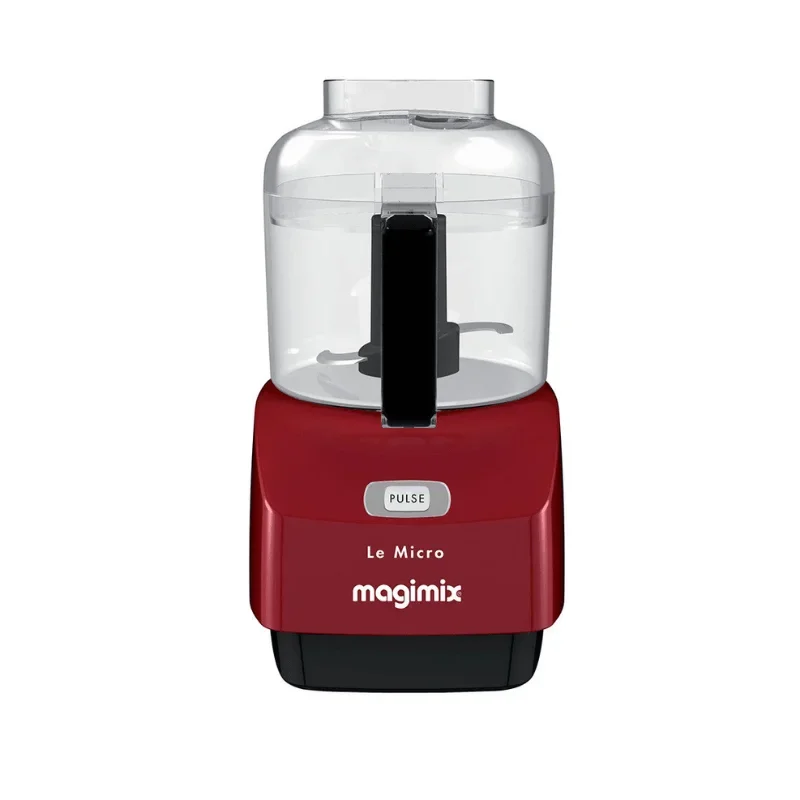 Magimix Micro Mini Chopper Red With 2 blades and 1 metal knife
