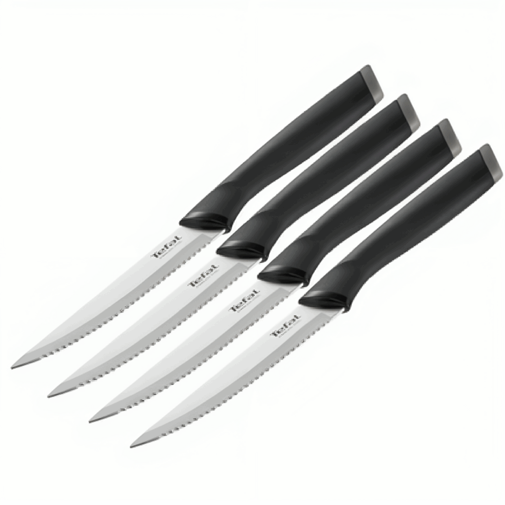Tefal Comfort - 4 Pcs Set Steak Kitchen Knives, 12 cm