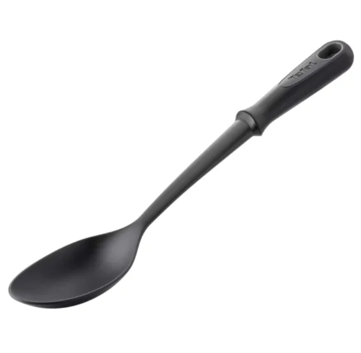 Tefal Comfort Solid spoon with High-Heat Resistance, Dishwasher-Safe and Ergonomic Design