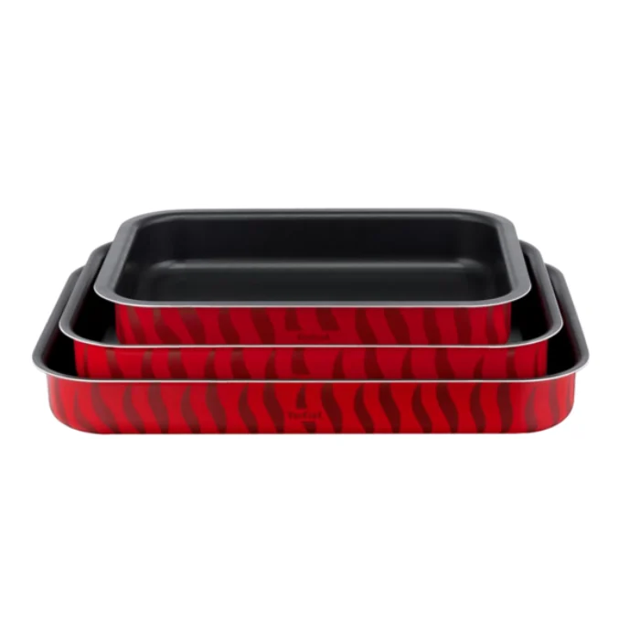Tefal Tempo Flame Ovenware - Set 3 oven dishes Non-Stick Coating