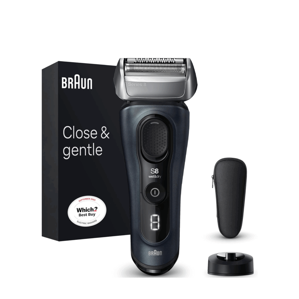 Braun Series 8 Pro Electric Shaver, Rechargeable Wet & Dry Electric Razor with Trimmer