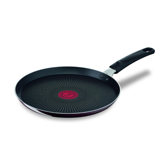TEFAL Pancake Pan, Resist Intense 25 cm Non-Stick Coating with Thermo Spot