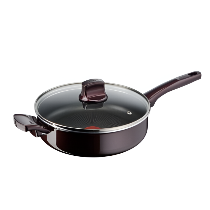 Tefal G6 Resist Intense - Sautepan 26cm with Glass Lid
