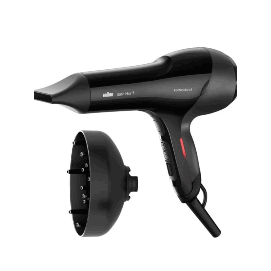 Braun SensoDryer Black with IONTEC technology and diffuser, 2000 Watt