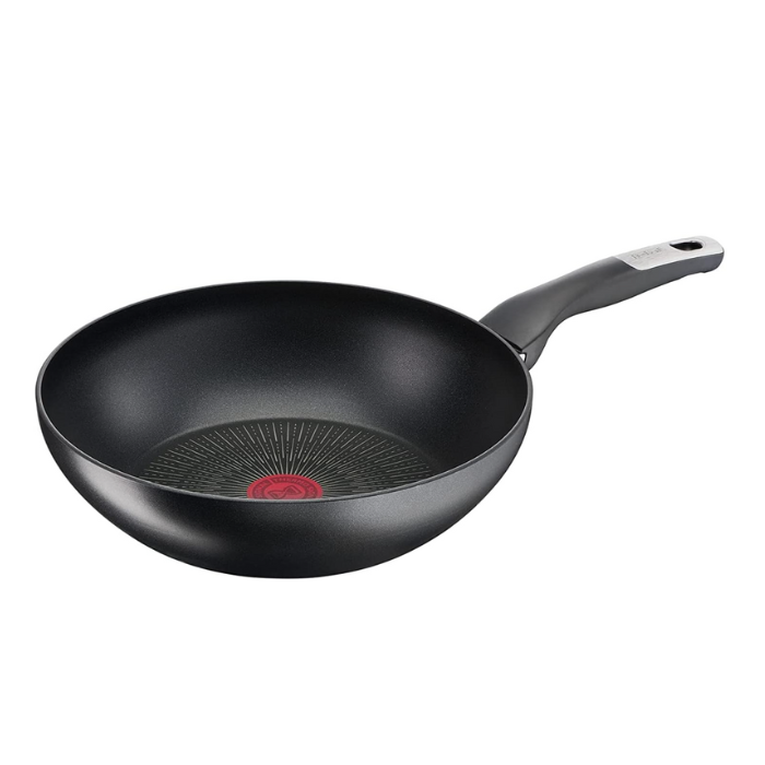 Tefal Unlimited Wok Frying Pan 28 cm, Scratch resistance, Induction