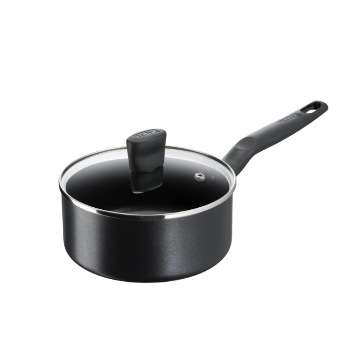 Tefal G6 Super Cook Saucepan 18 with lid, Non stick in Black