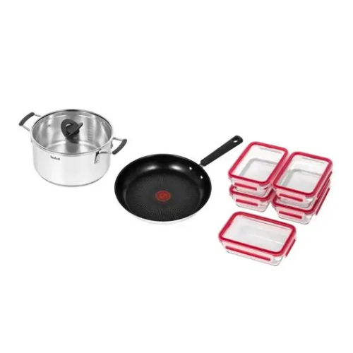 Tefal OptiSpace Set 9 pcs Induction