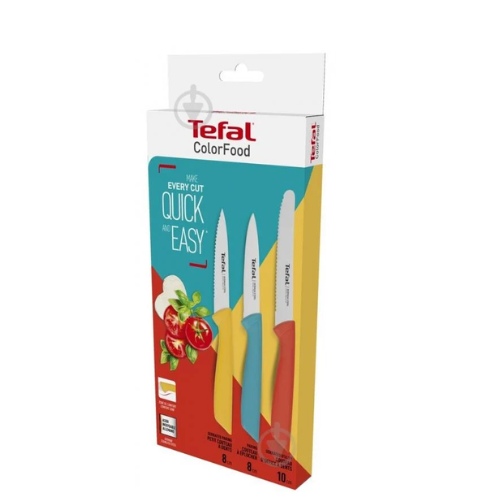 Tefal Color Food Set 3 Knives