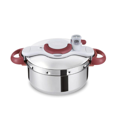 Tefal Clipso Minut Perfect Pressure Cooker Garb Basket and Timer 6L Stainless Steel