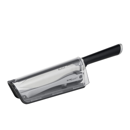 Tefal Ever Sharp Chef Knife 16.5cm, Integrated Sharpener in Sheath