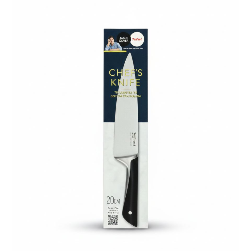Tefal Jamie Oliver Chef Knife, 20cm, German Stainless Steel