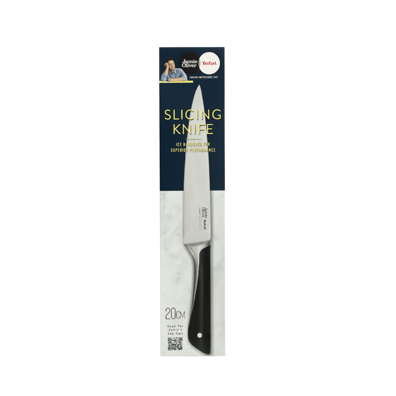 Tefal Jamie Oliver Stainless Steel Slicing Knife 20cm