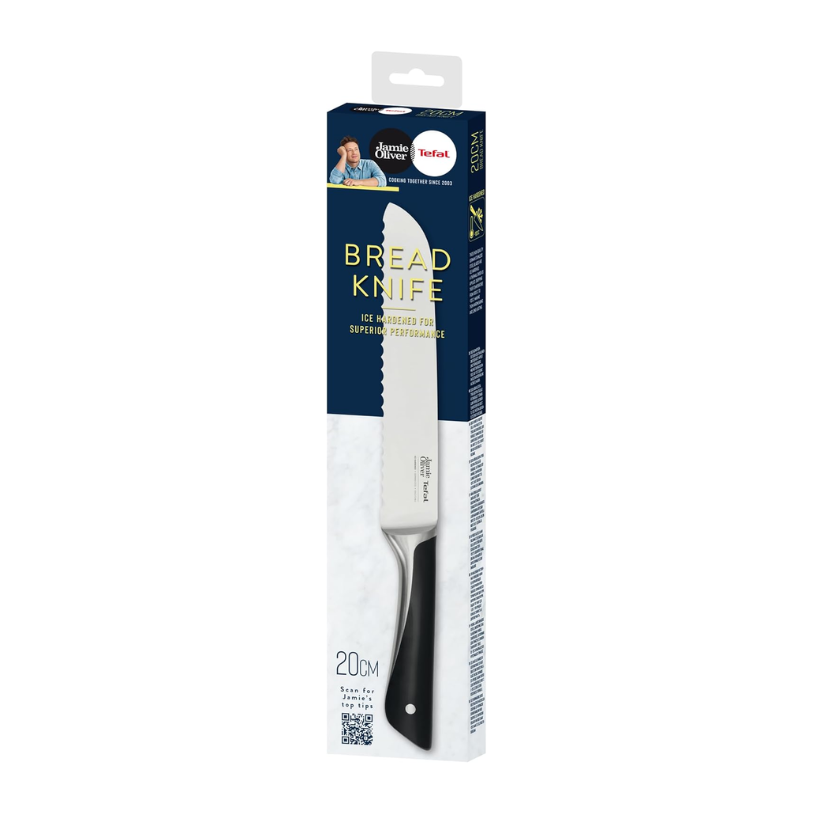 Tefal K2670355 Jamie Oliver 20cm Bread Knife – German Stainless