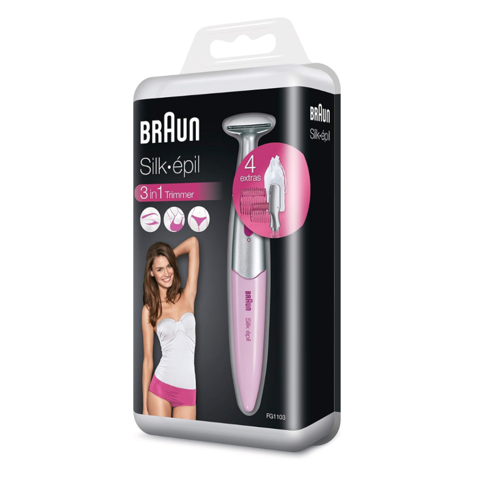Braun Silk Epil FG1103 Bikini Styler 3 in 1 Trimmer with 4 Extras