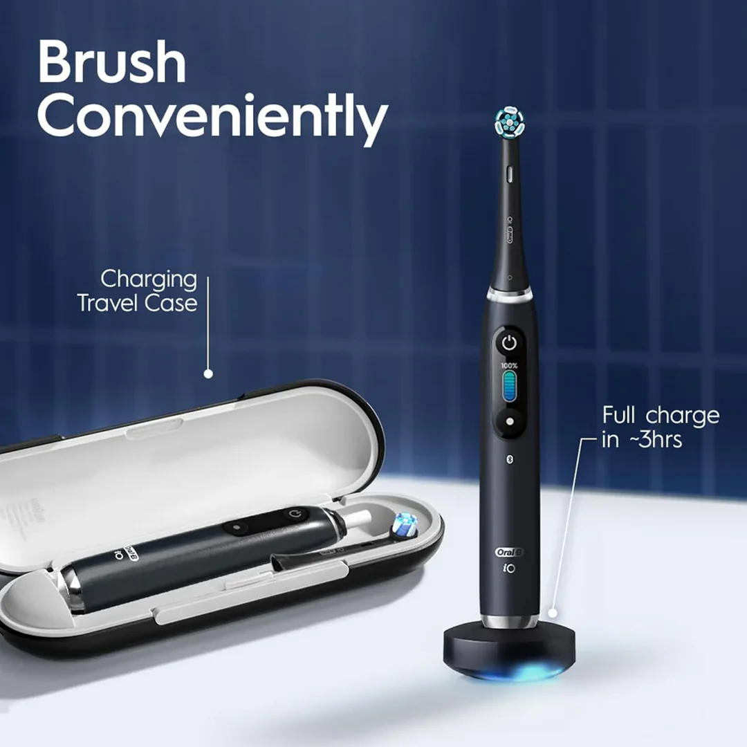 Oral B iOM9.2B2.2AD Series 9 Black Electric Toothbrush - Image 2