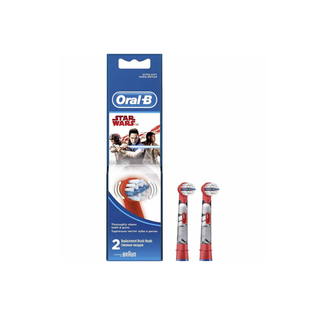 Oral B Kids Star Wars Replacement Brush Heads EB10-2K - Pack of 2