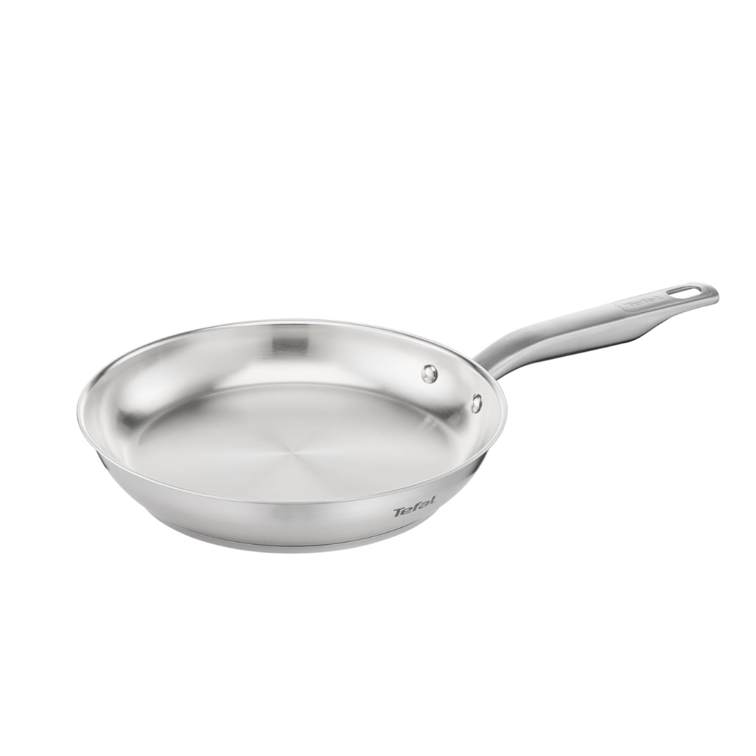 Tefal Virtuoso Uncoated Frying Pan Stainless Steel 24-28 cm