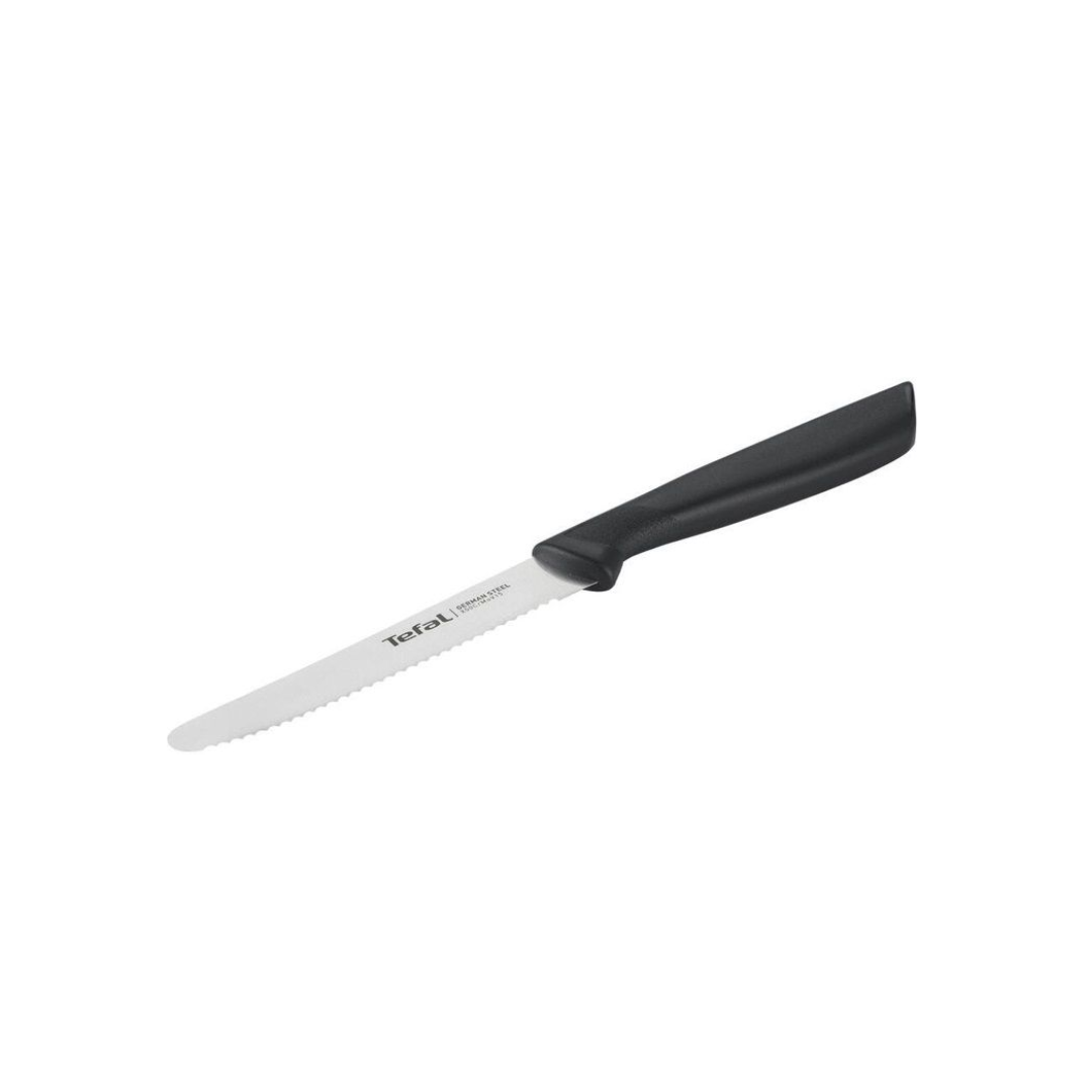 Tefal Colorfood Serrated Utility Knife 10 cm, Black - Image 2