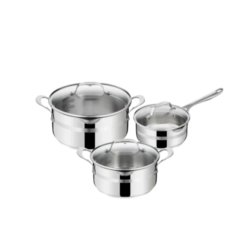 Tefal Jamie Oliver Cook Smart 6-Piece Stainless Steel Cookware Set