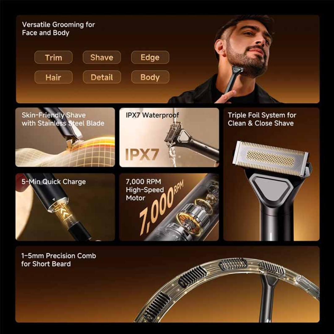 Dreame Swift Blade Black Shaver & Trimmer - EUA - Image 2