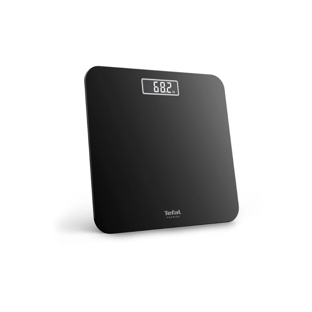 Tefal Premiss 3, Bathroom Scale, Easy-To-Read LCD Display, 160 kg Capacity - Black