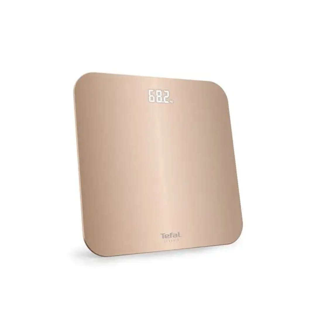 Tefal Classic 3, Bathroom Scale, Easy-To-Read Invisible Screen, 180kg Capacity - Powder pink