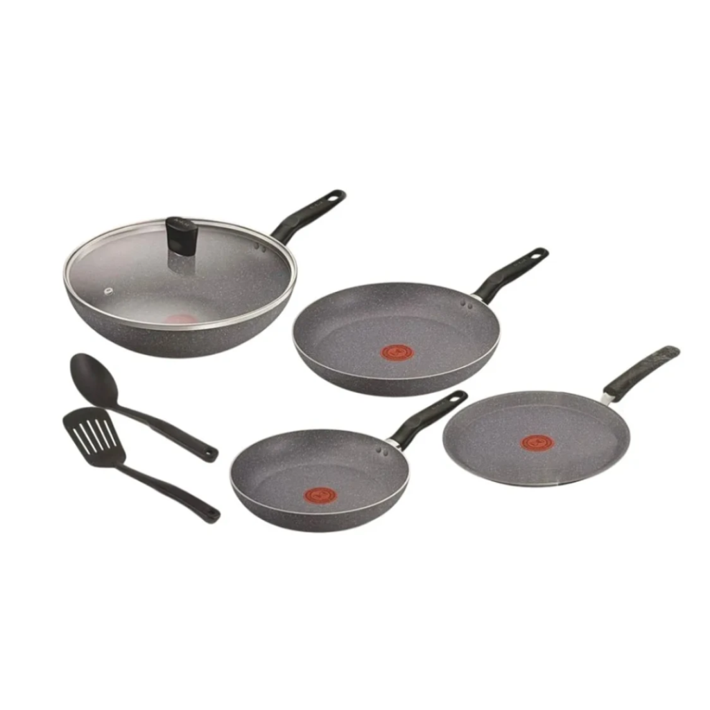 Tefal Natura, Set 7(Frypan 24/ 28/ Wok28cv/pnk25/spat*2)