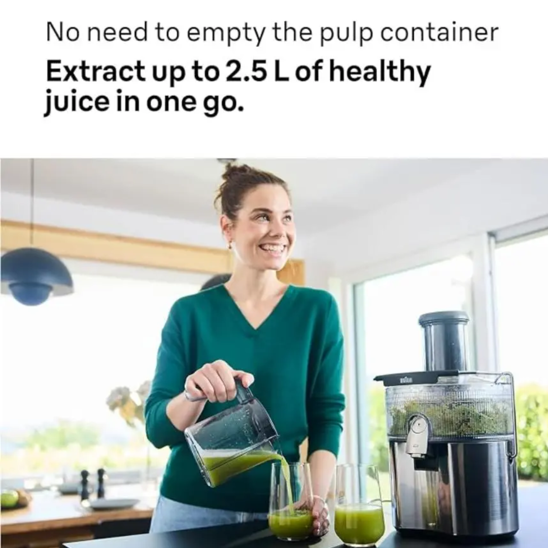 Braun MultiJuice 7 Spin juicer SJ7000 Grey SJ7000 INT - Image 2