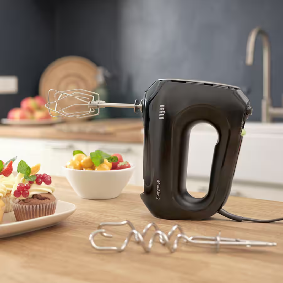 Braun MultiMix 2 Black Hand Mixer HM 2110 BK INT - Image 2