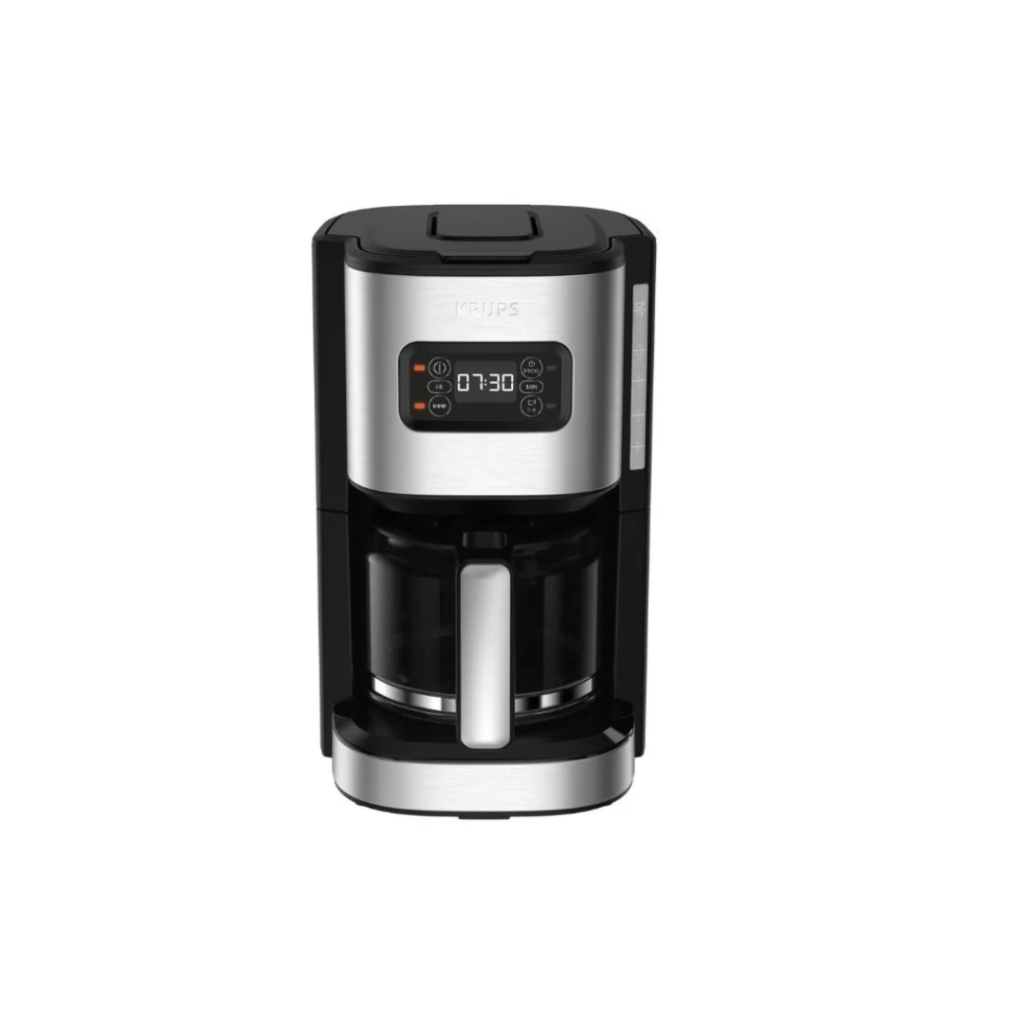 Krups Digital Coffee Maker 10 Cups Stainless Steel KM480D10