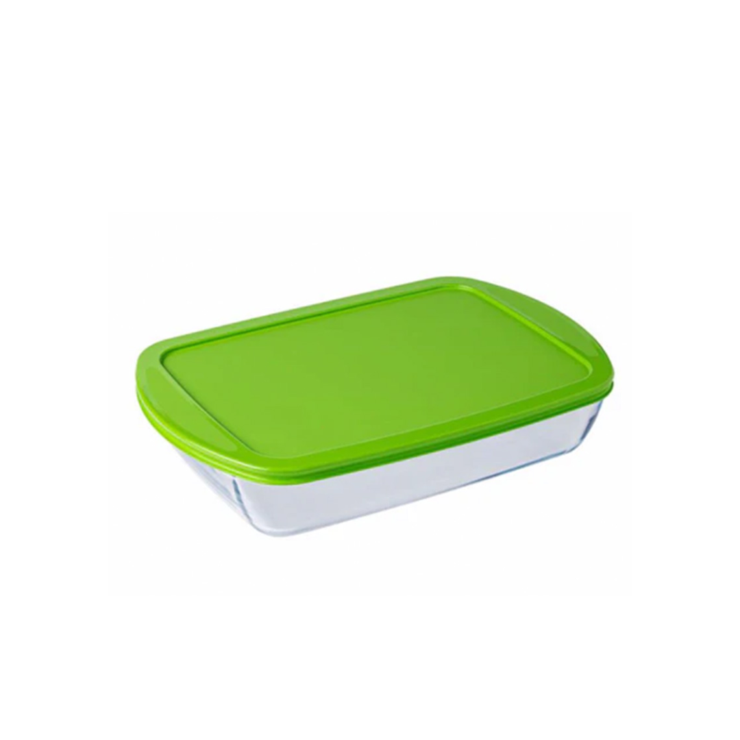 Pyrex Rectangular Dish with Lid 40x27 240P002 - Image 2