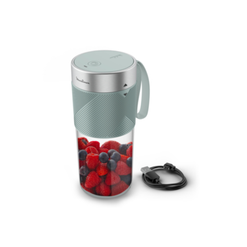 Moulinex Lightmix Cordless Personal Blender 0.3L Blue LM1C0410
